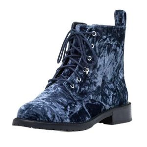 Rebecca Minkoff moon crushed velvet gerry booties Size 7